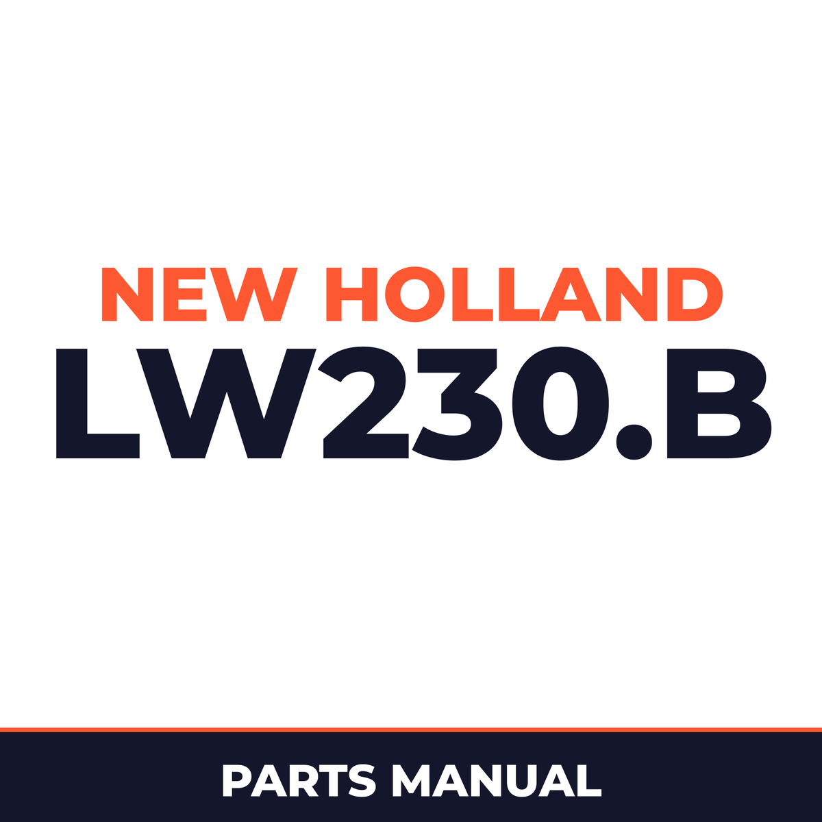 New Holland CE LW230.B Parts Catalog