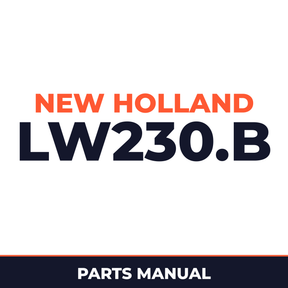 New Holland CE LW230.B Parts Catalog