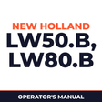 New Holland CE LW50.B, LW80.B Operators Manual