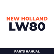 New Holland CE LW80 Parts Catalog