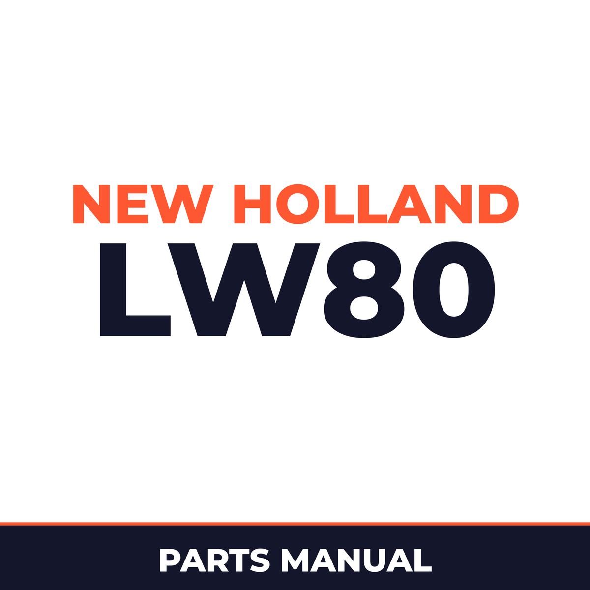 New Holland CE LW80 Parts Catalog