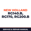 New Holland CE RG140.B, RG170, RG200.B Service Manual