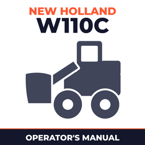 New Holland CE W110C Operators Manual