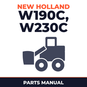 New Holland CE W190C, W230C Parts Catalog