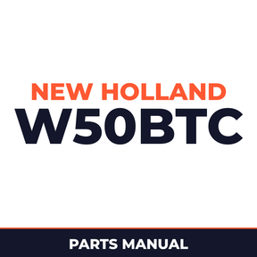 New Holland CE W50BTC Parts Catalog