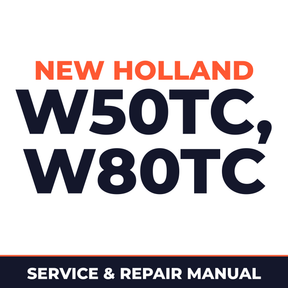 New Holland CE W50TC, W80TC Service Manual