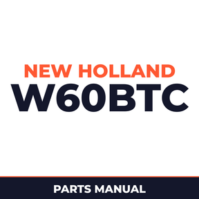 New Holland CE W60BTC Parts Catalog