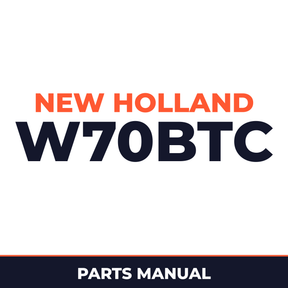 New Holland CE W70BTC Parts Catalog