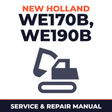 New Holland CE WE170B, WE190B Service Manual