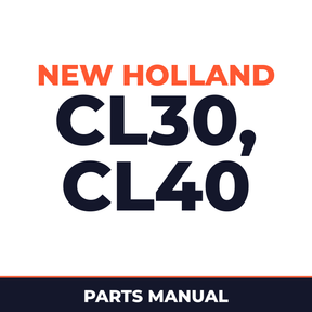 New Holland CL30, CL40 Parts Catalog