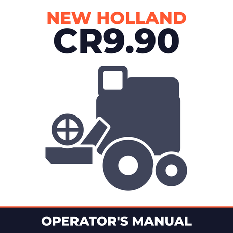 New Holland CR9.90 Combine Operator's Manual