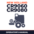 New Holland CR9060 CR9080 Combine French Operator's Manual