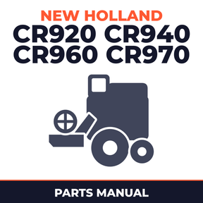 New Holland CR920 CR940 CR960 CR970 Combine Parts Manual