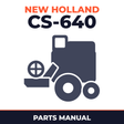 New Holland CS-640 Combine Parts Manual