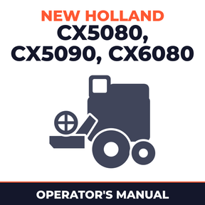 New Holland CX5080 Elevation CX5090 Laterale CX6080 Combine Operator's Manual