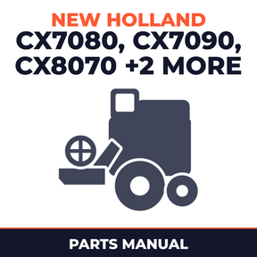 New Holland CX7080 CX7090 CX8070 CX8080 CX8090 Combine Parts Manual