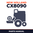 New Holland CX8090 Combine Parts Manual