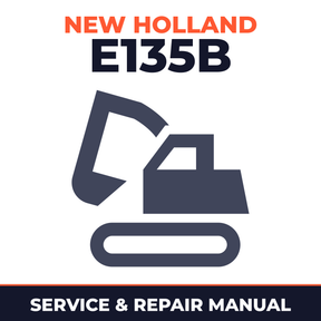 New Holland E135B Crawler Excavator Service Manual