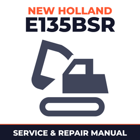 NEW HOLLand E135BSR Hydraulic Excavator Service Repair Manual