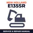 NEW HOLLand E135SR Crawler Excavator Service Repair Manual