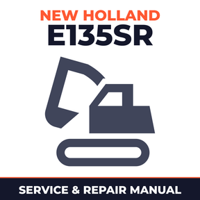 NEW HOLLand E135SR Crawler Excavator Service Repair Manual