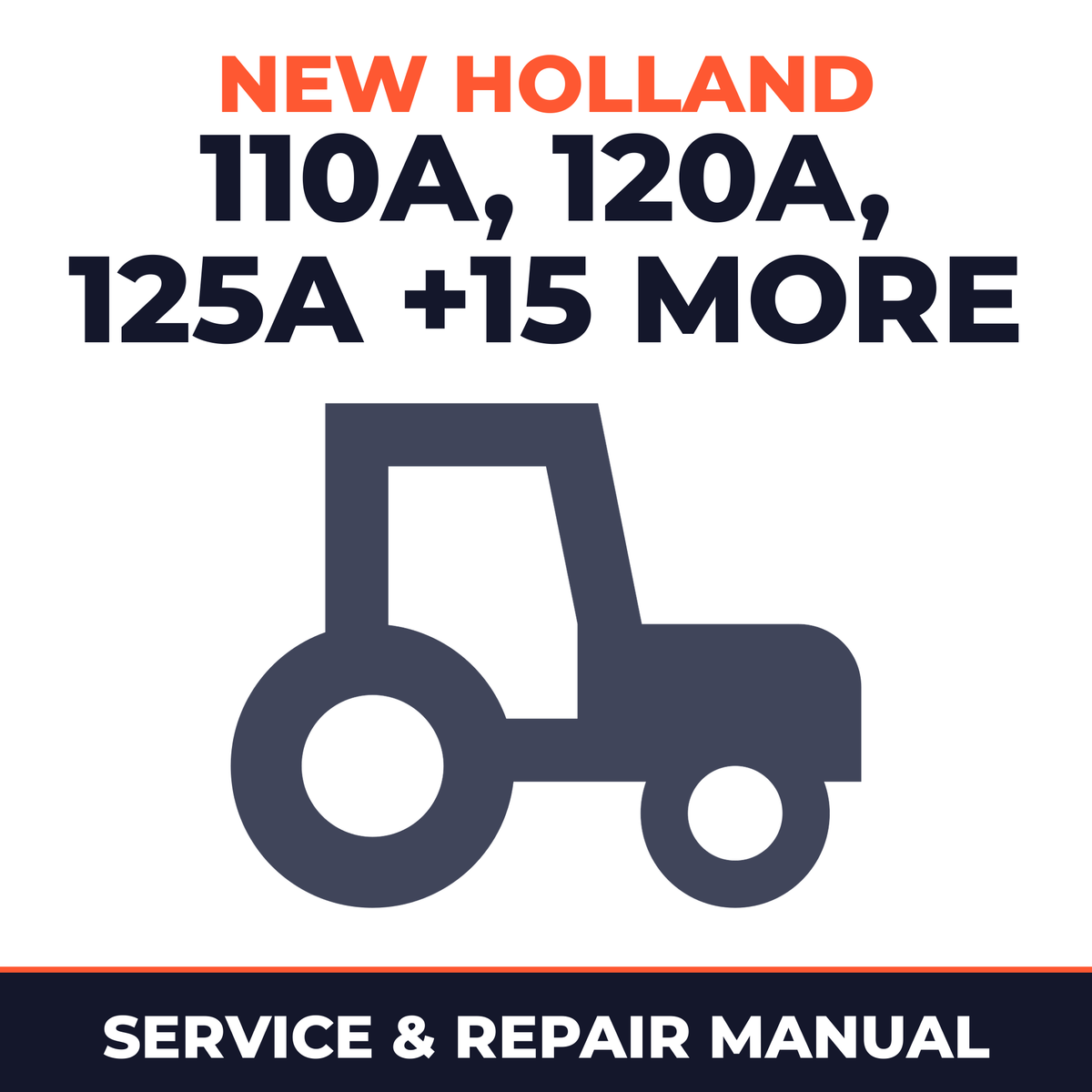 New Holland Farmall 110A 120A 125A 140A 70 80 90 95 JX55 JX60 JX65 JX70 JX75 JX80 JX90 JX95 MX180 MX200 MX Tractor Service & Repair Manual