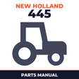 New Holland Ford 445 3 Cylinder Utility Tractor Master Parts Manual