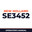 New Holland Ford Se3452 Compact Loader CL20 Operators Manual