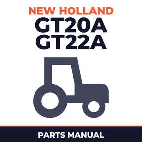 New Holland GT20A GT22A Tractor Parts Manual