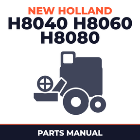 New Holland H8040 H8060 H8080 Combine Parts Manual