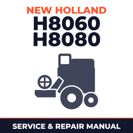 New Holland H8060 H8080 Combine Service & Repair Manual