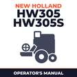 New Holland HW305 HW305S Combine Operator's Manual