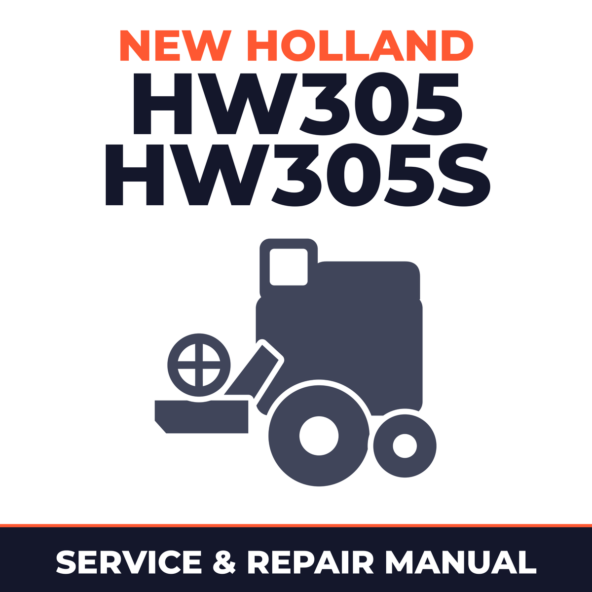New Holland HW305 HW305S Combine Service & Repair Manual