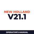 New Holland Intelliview Raven Variable Rate Control System Software v21.1 Machine Operator's Manual