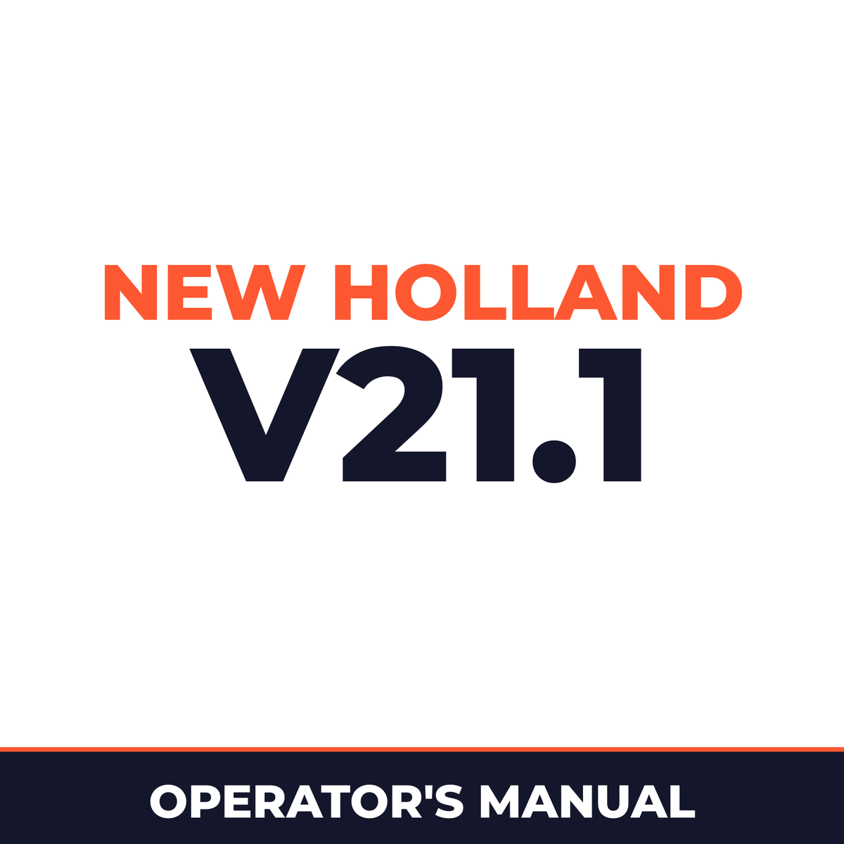 New Holland Intelliview Raven Variable Rate Control System Software v21.1 Machine Operator's Manual