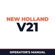 New Holland Intelliview Yield Monitor III V21 Machine Operator's Manual
