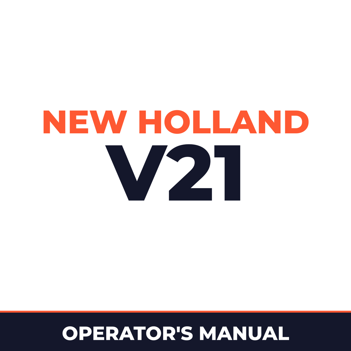 New Holland Intelliview Yield Monitor III V21 Machine Operator's Manual