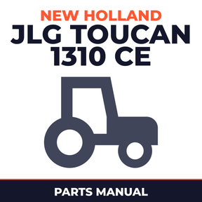 New Holland JLG Toucan 1310 CE Tractor Parts Manual