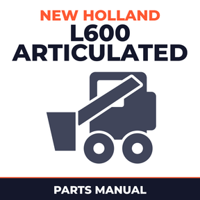 NEW HOLLand L600 Articulated Loader MASTER ILLUSTRATED Parts LIST Manual BOOK