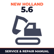 NEW HOLLand MH CITY, MH PLUS, MH 5.6 TIER Wheel Excavator Service Repair Manual