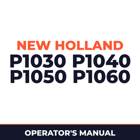 New Holland P1030 P1040 P1050 P1060 Planter Operator's Manual