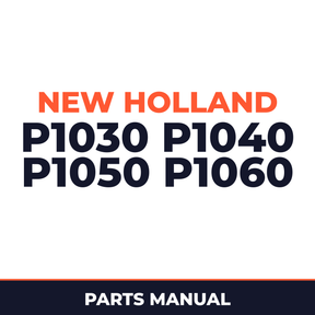 New Holland P1030 P1040 P1050 P1060 Planter Parts Manual