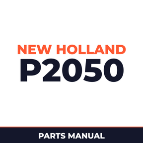 New Holland P2050 Planter Parts Manual