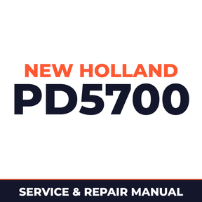 New Holland PD5700 Planter Service & Repair Manual