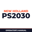 New Holland PS2030 Planter Operator's Manual