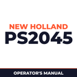 New Holland PS2045 Planter Operator's Manual