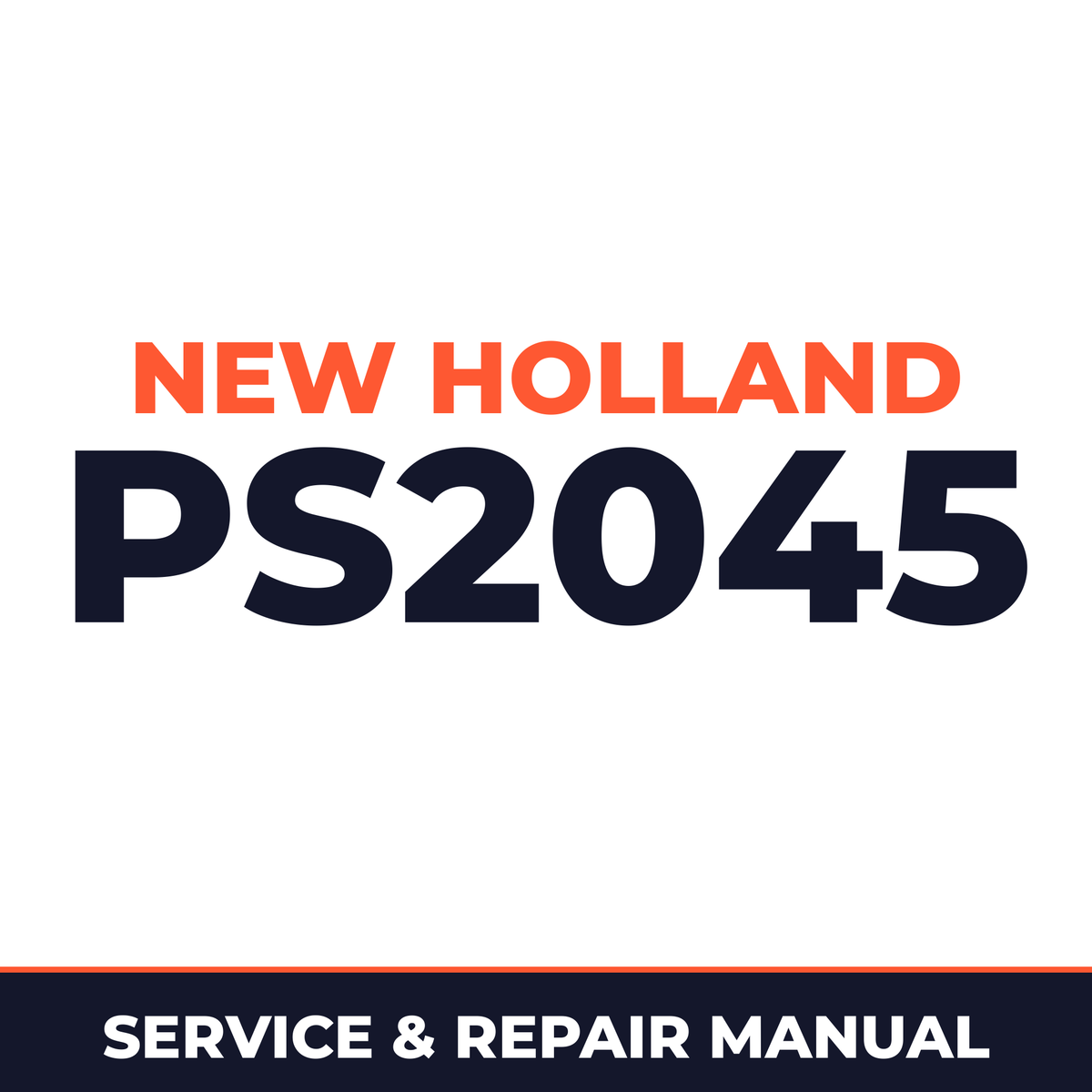 New Holland PS2045 Planter Service & Repair Manual