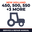 New Holland Quadtrac 450 500 550 600 Rowtrac 350 400 Steiger Tractor Service & Repair Manual