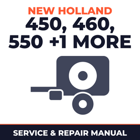 New Holland Roll-Belt 450 460 550 560 Baler Service & Repair Manual