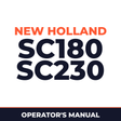New Holland SC180 SC230 Planter Operator's Manual